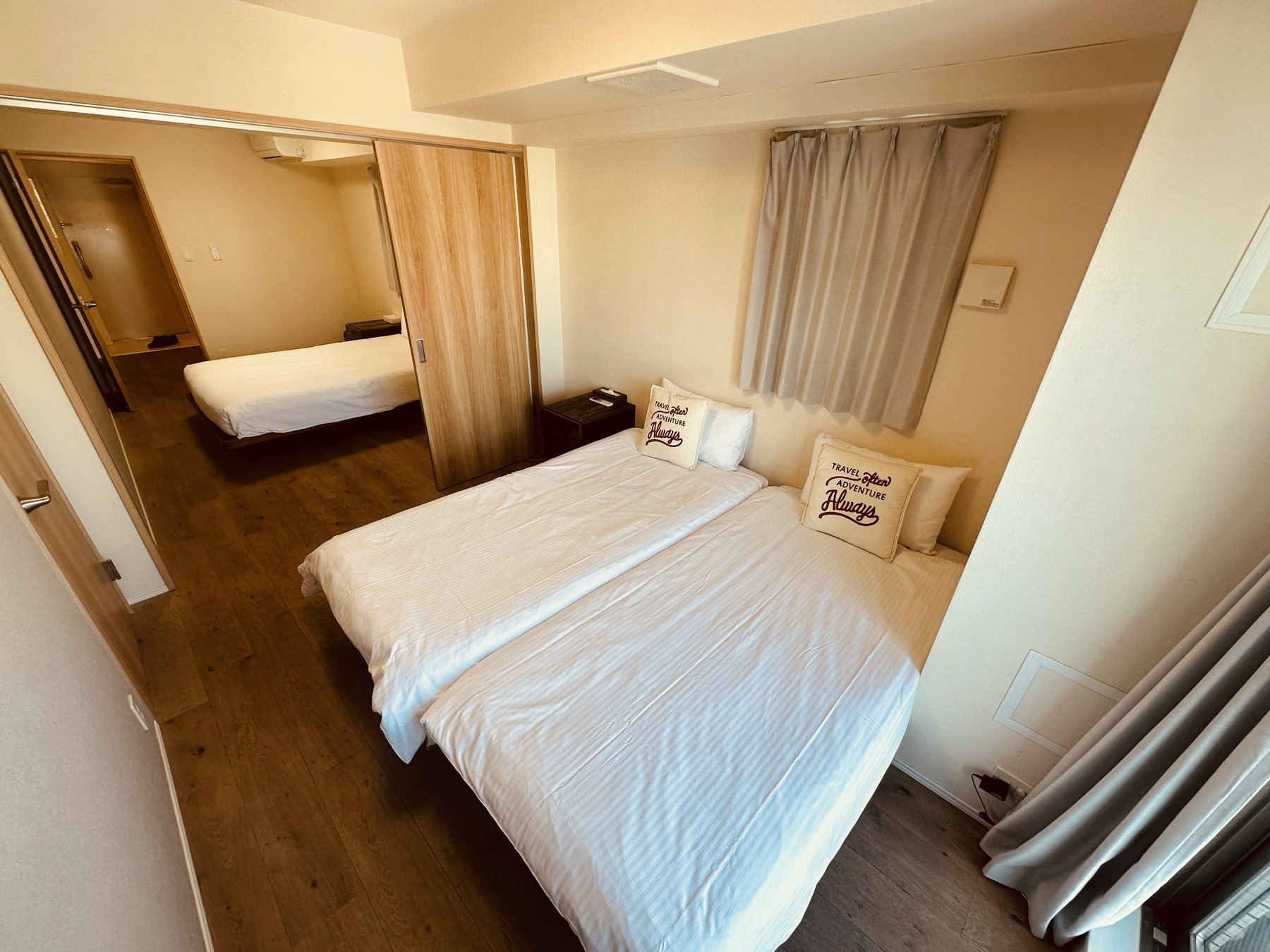 Large room bedroom